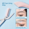 Bộ cắt tỉa lông mày chuyên nghiệp lược kéo + lưỡi dao cạo chải 2 chiếc giảm 20% 6