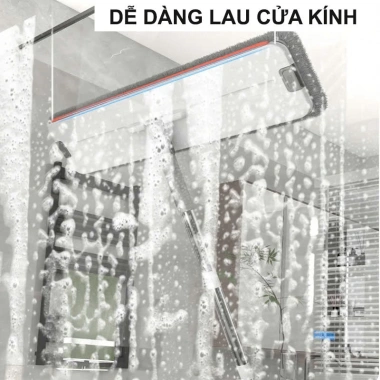 Bộ cây lau nhà 360 độ Shouse thông minh cho nhà tắm cao cấp, thùng cán dài, tách nước, giảm còn 357.300₫