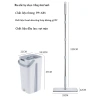 Bộ cây lau nhà 360 độ tự vắt cao cấp, chổi lau và bông lau kèm, giá 149.000 VND 6
