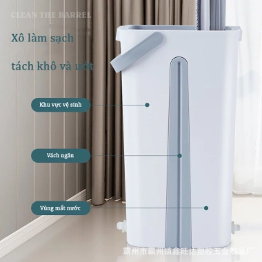 Bộ cây lau nhà 360 độ tự vắt cao cấp, chổi lau và bông lau kèm, giá 149.000 VND 7