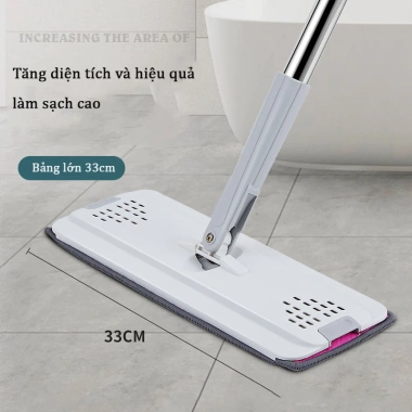 Bộ cây lau nhà 360 độ tự vắt cao cấp, chổi lau và bông lau kèm, giá 149.000 VND 9