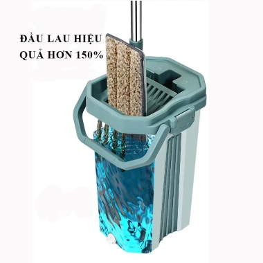 Bộ cây lau nhà 360 độ tự vắt thông minh, chổi cao cấp kèm 2 bông lau Giá 179.000 9