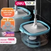 Bộ Cây Lau Nhà Deli, Chổi Xoay 360°, 2 ngăn, bông lau, giá ưu đãi 399.000 VND