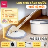 Bộ Cây Lau Nhà Deli Gập 90 độ, Thùng Tự Vắt, Chổi Lau 360 độ - Giá 21.000 11