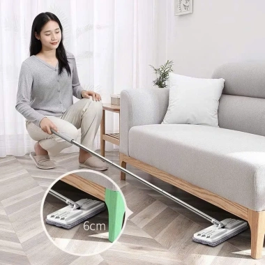 Bộ Cây Lau Nhà Thông Minh - Thùng Tự Vắt, Chổi 360 độ Lau Sàn, Giảm Giá 139k 3
