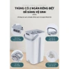 Bộ Cây Lau Nhà Thông Minh Tự Vắt 2 Ngăn 360 độ Cao Cấp 2 Chổi Lau + 8 Bông + Thùng Vắt 133k 2