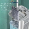 Bộ Cây Lau Nhà Tự Vắt D6 Thông Minh - Cán Dài, Xoay 360 độ, Tách Nước Bẩn, Kèm 2 Bông Lau - Giá ưu đãi 206.080 VND 4