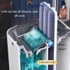 Bộ Cây Lau Nhà Tự Vắt D6 Thông Minh - Cán Dài, Xoay 360 độ, Tách Nước Bẩn, Kèm 2 Bông Lau - Giá ưu đãi 206.080 VND 8
