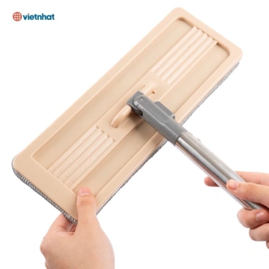 Bộ Cây Lau Nhà Tự Vắt Việt Nhật 9.560 - Chổi Lau 360 độ Đầu Xoay Linh Hoạt 4