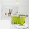 Bộ cây lau nhà xoay tay 360° Lock&Lock MOP-L003 xanh lá - 2 bông trắng & tím, giá 860.000₫