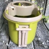 Bộ cây lau nhà xoay tay 360° Lock&Lock MOP-L003 xanh lá - 2 bông trắng & tím, giá 860.000₫ 2