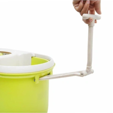 Bộ cây lau nhà xoay tay 360° Lock&Lock MOP-L003 xanh lá - 2 bông trắng & tím, giá 860.000₫