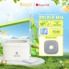 Bộ cây lau nhà ZOLELE 360 độ tự vắt 2 ngăn tách nước bẩn M16 trắng kem - Phiên bản giới hạn, giảm còn 429.000₫