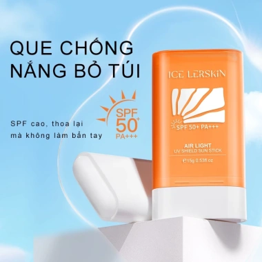 Bộ chăm sóc da dầu mụn ICE LERSKIN - Kem SPF50+ PA++++, Tinh chất giảm mụn, Nước cân bằng dầu - 389.000₫ 2