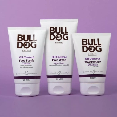 Bộ chăm sóc da dầu mụn nam Bulldog Oil Control - Sữa rửa mặt, tẩy tế bào chết, kem dưỡng ẩm - 300k giảm từ 390k 10