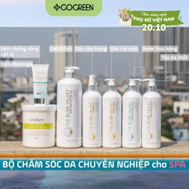 Bộ Chăm Sóc Da LINDSAY – Tẩy Da Chết Tẩy Trang Kem Nắng Sữa Rửa Mặt 340.000₫