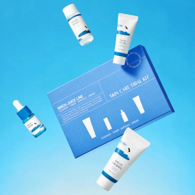 Bộ chăm sóc da mini dưỡng ẩm ROUND LAB Birch Juice Trial Kit giảm giá 401.000
