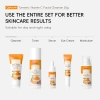 Bộ chăm sóc da nghệ & Vitamin C QUIYUM 4 món - Sữa rửa mặt, Serum, Kem mắt, Kem mặt, giảm nếp nhăn, sáng da - 121k 4