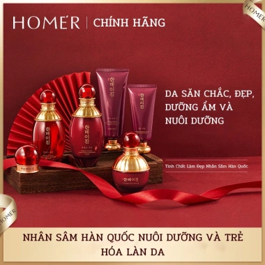 Bộ chăm sóc da nhân sâm Hàn Quốc chính hãng – làm trắng, dưỡng ẩm, chống nhăn, nuôi da chỉ 750.000