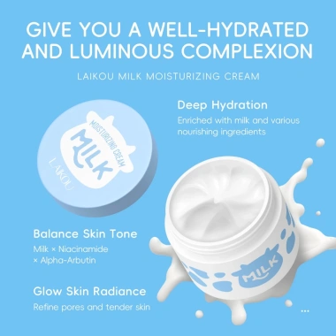Bộ chăm sóc da sữa LAIKOU kèm dụng cụ - Dưỡng ẩm, Serum cho da mặt mịn màng 8 Bộ chăm sóc da sữa LAIKOU kèm dụng cụ - Dưỡng ẩm, Serum cho da mặt mịn màng 8