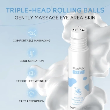 Bộ chăm sóc da sữa LAIKOU kèm dụng cụ - Dưỡng ẩm, Serum cho da mặt mịn màng