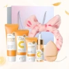 Bộ chăm sóc da Vitamin C LAIRKOU: Sữa rửa mặt, Kem dưỡng, Serum, Tẩy tế bào chết - Chống xỉn màu, Giá 262.900₫