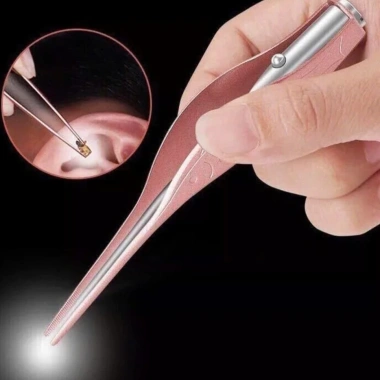 Bộ chăm sóc tai bé - Dụng cụ lấy rây, ngoáy tai có đèn, giảm giá 21% chỉ 78.900₫