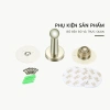 Bộ chặn cửa Inox 304 siêu dính nền gạch men, kèm keo 3M, đinh ốc - Bảo vệ tường, giá 29k 3