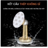 Bộ chặn cửa Inox 304 siêu dính nền gạch men, kèm keo 3M, đinh ốc - Bảo vệ tường, giá 29k 4