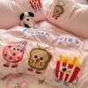 Bộ chăn ga gối cotton Đũi Hàn thêu nổi trendy, thoáng mát mềm mịn - Moon Decor (4 món) Giá ưu đãi 449.998₫