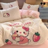 Bộ chăn ga gối cotton Đũi Hàn thêu nổi trendy, thoáng mát mềm mịn - Moon Decor (4 món) Giá ưu đãi 449.998₫ 2