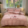 Bộ chăn ga gối cotton hữu cơ dệt nổi 5D Kitty Kurumi Anime Giá chỉ 469.000 VND 7