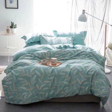 Bộ Chăn Ga Gối Poly 5 Món Vỏ Chăn Đẹp Mịn Loại 1 - Giảm còn 68.999 VND 6