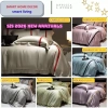 Bộ chăn ga gối Tencel 100% sọc tương phản - Mẫu mới hiện đại, mềm mịn mát, chỉ 2.1 triệu