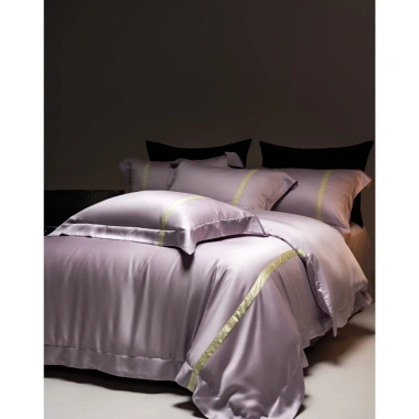 Bộ chăn ga gối Tencel 100% sọc tương phản - Mẫu mới hiện đại, mềm mịn mát, chỉ 2.1 triệu