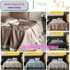 Bộ chăn ga gối Tencel 100s viền tương phản - Mềm mịn, mát, mẫu mới hiện đại, giảm giá 3tr