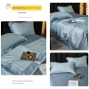 Bộ chăn ga gối Tencel 100s viền tương phản - Mềm mịn, mát, mẫu mới hiện đại, giảm giá 3tr 10
