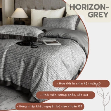 Bộ chăn ga gối Tencel 120s cao cấp Họa tiết Minimalist 2.025 sang trọng, siêu mát mịn, giảm giá 18%