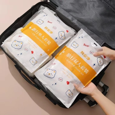 Bộ Chăn Ga & Vỏ Gối Dùng Một Lần Tiện Lợi Cho Du Lịch - Giá Ưu Đãi 43.590 VND 8