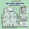 Bộ chăn gối đệm học mầm non Lụa Tencel mát mịn, gấp gọn tiện lợi - MD.DECOR 3