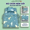 Bộ chăn gối đệm học mầm non Lụa Tencel mát mịn, gấp gọn tiện lợi - MD.DECOR 5