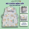 Bộ chăn gối đệm học mầm non Lụa Tencel mát mịn, gấp gọn tiện lợi - MD.DECOR 9