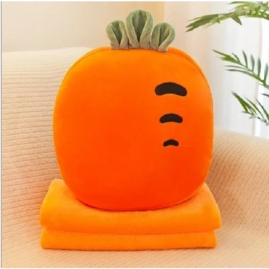 Bộ chăn gối gấu bông hoa quả vuông 3in1 siêu mềm mịn - Giá chỉ 79.000đ 6