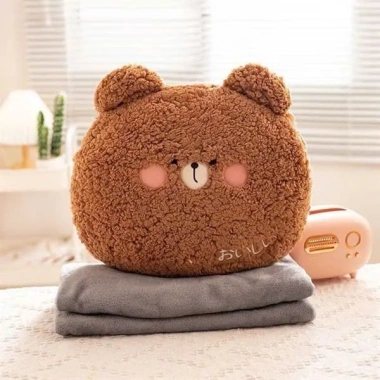 Bộ Chăn Gối Gấu Bông Thú Xù 3 trong 1 cho Bé Ngủ Trưa Đi Học Du Lịch Giá 99.000₫ 10 Bộ Chăn Gối Gấu Bông Thú Xù 3 trong 1 cho Bé Ngủ Trưa Đi Học Du Lịch Giá 99.000₫ 10