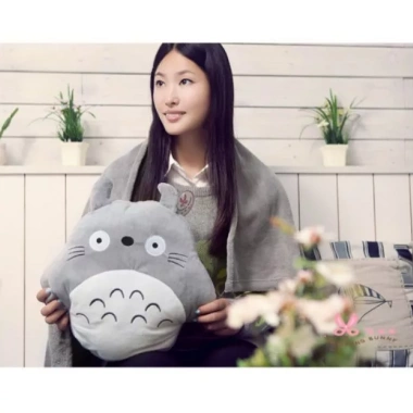 Bộ chăn gối văn phòng đa năng Totoro hình thú tròn - Giá ưu đãi 139k (Giá gốc 170.970₫) 4