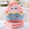 Bộ chăn gối văn phòng gấu 2m Chăn hoạ tiết lớn, giá ưu đãi 199k 7