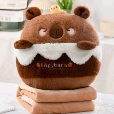 Bộ chăn gối văn phòng gấu 2m Chăn hoạ tiết lớn, giá ưu đãi 199k 9