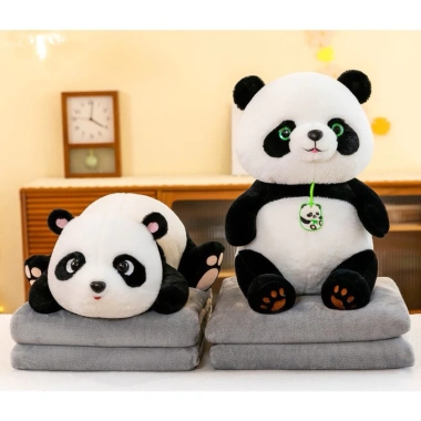 Bộ chăn gối văn phòng gấu trúc panda - Siêu mềm, thoáng mát, giảm giá 20% chỉ 189.900 VND