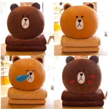 Bộ chăn gối văn phòng Heo PaPa 2 trong 1 - Thiết kế dễ thương, giảm còn 79.000đ