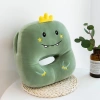 Bộ chăn gối văn phòng hình thú tròn cún đen mặt trắng, giảm giá 89.000đ 7